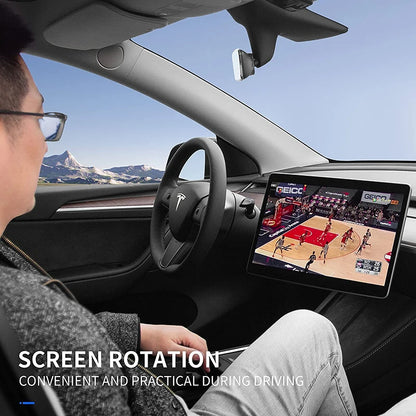 For Tesla Model 3 Y Screen Rotating Holder Center Console  GPS Navigation Control Touchscreen Rotation Stand Car